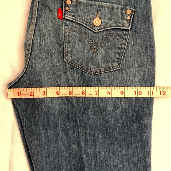 Levi’s SZ 4 526 Slender Boot Double Button Flap Pocket Jeans - Picture 11 of 14